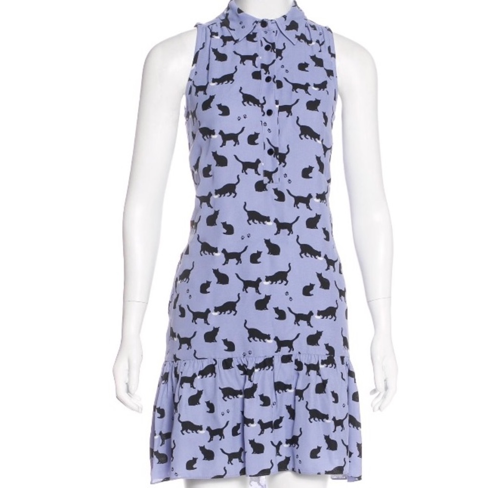 Kate Spade Cats and Cream Dress